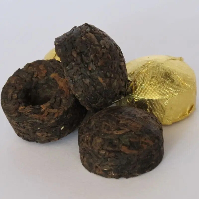 Compressed Puerh Tea 160G Mix Different Flavor Puer Raw Tea Ripe Tea Gift Tea