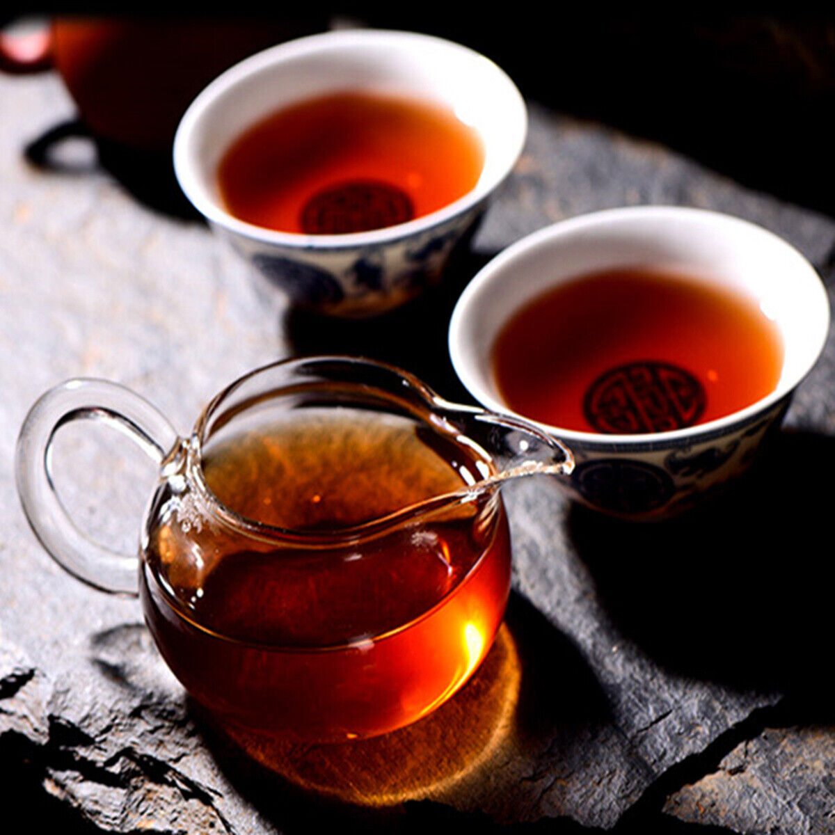 357g No.tea tree Yunnan Ripe Puer Tea Black Tea Puerh Cake Ancient Pu-erh