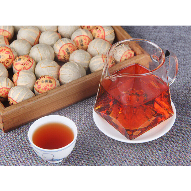 500g Gift Tea Xiao Qing Guan Pu'er Tea Xin Hui Chen Pi Pu'er Tea Healthy Drinks