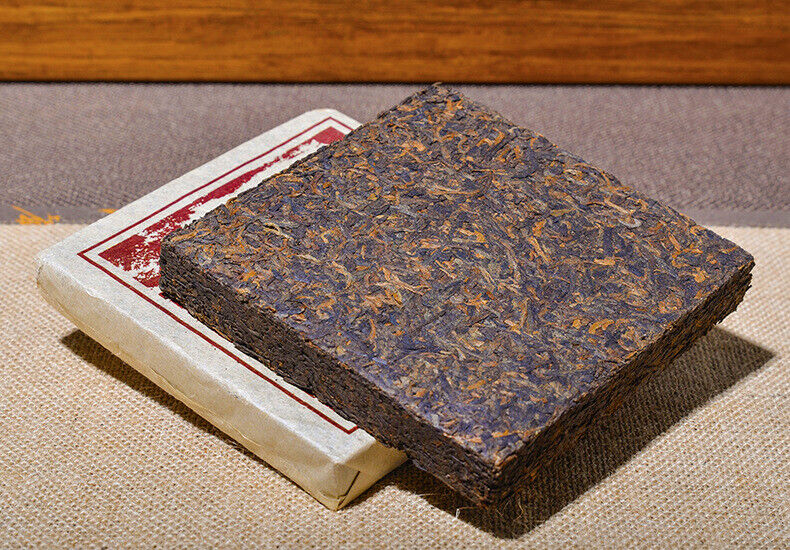 Banzhang Ripe Tea 250g Pu'er Tea Ripe Tea Brick Tea Pu'er Ripe Tea Brick