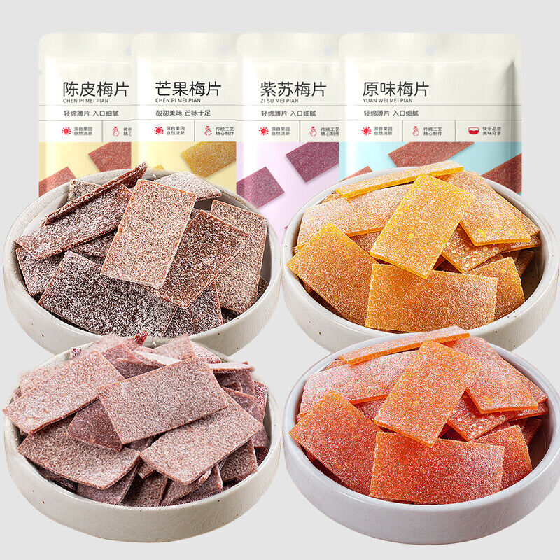 Japanese Style Plum Slices Natural Flavor Snacks Small Pack
