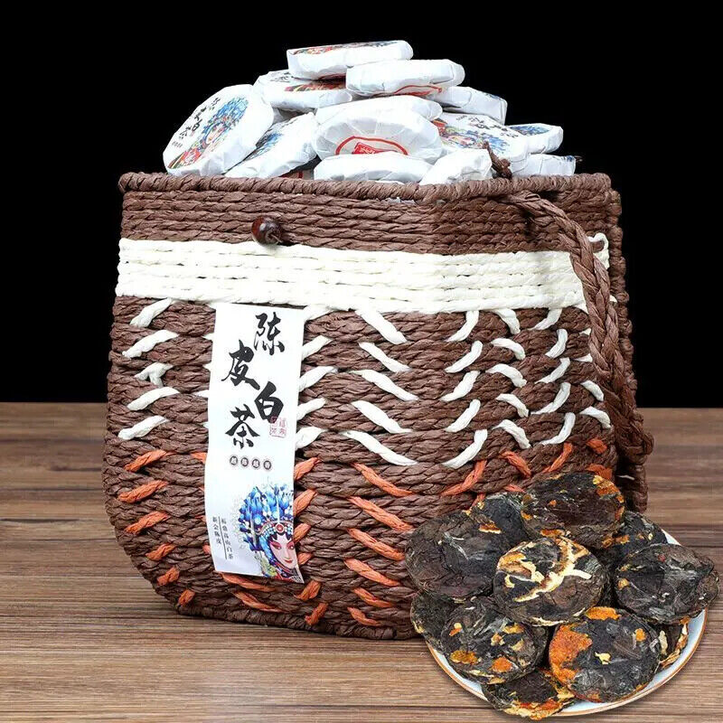 Fuding Orange Peel Shoumei Cake Opera Chenpi White Tea Mini White Tea Cake 250g