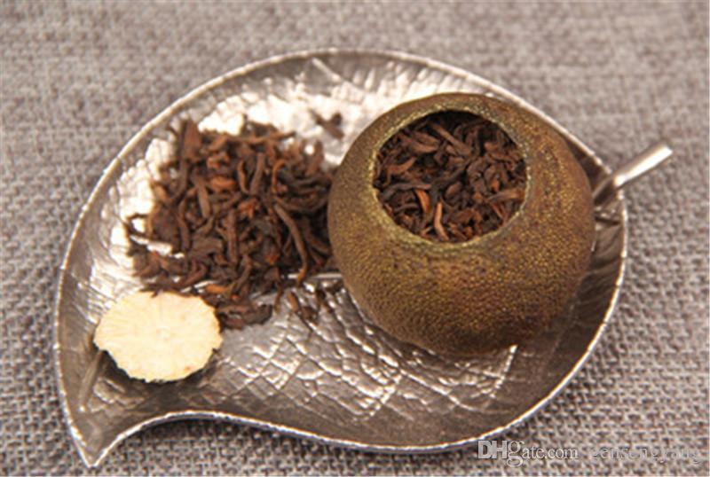 HelloYoung100g Yunnan Puerh Tea Xinhui Citrus Puer Cooked Tea Small Green Citrus Pu Er Tea