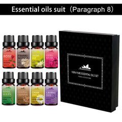 Essential Oils 100% Pure Natural Therapeutic Massage Oil 10 mL*8-piece Set