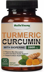 ORGANIC TURMERIC CURCUMIN CAPSULES~MG~ 30 CAPS~ ANTI-INFLAMMATORY 800 MG