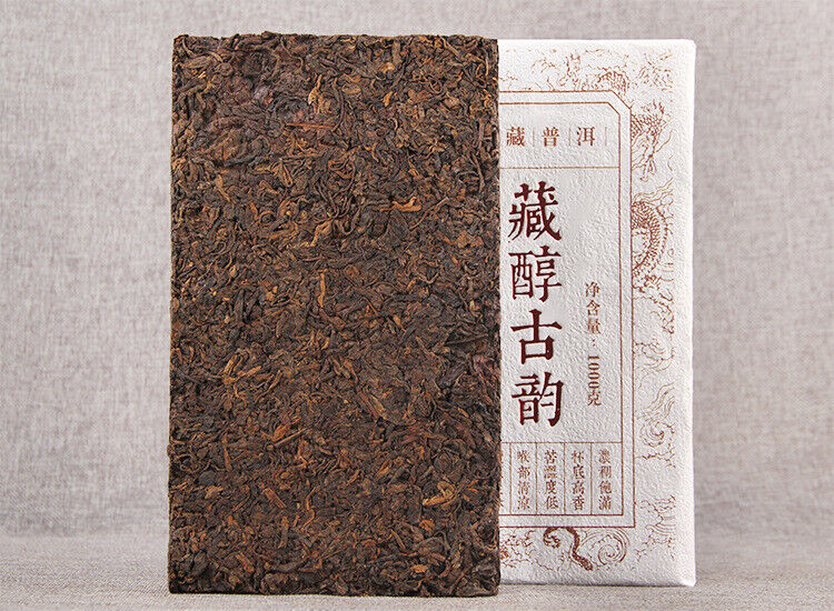 Tibetan Mellow Ancient Tea Treasure Pu'er Tea Ripe Tea Brick Tea 1000g