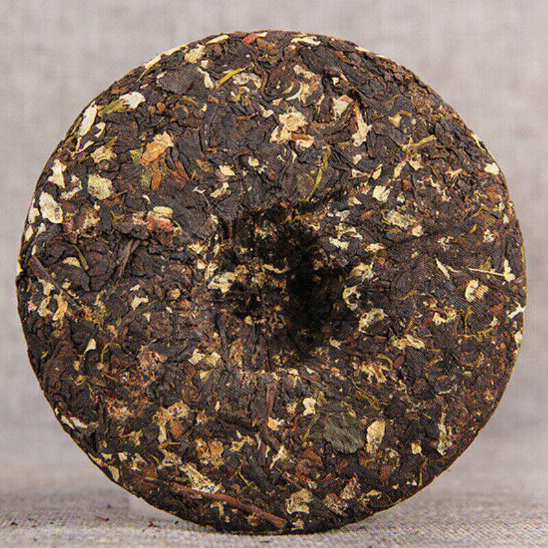 HelloYoung 100g*5 Pu-erh Tea Jasmine Tea Cake Pu-erh Ripe Tea Weight Loss Health