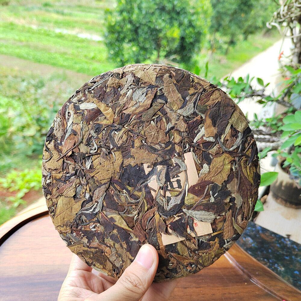 HelloYoung 300g White Tea Yunnan Pu'er Tea Moonlight White Pu'er Old Tree White Tea Cake