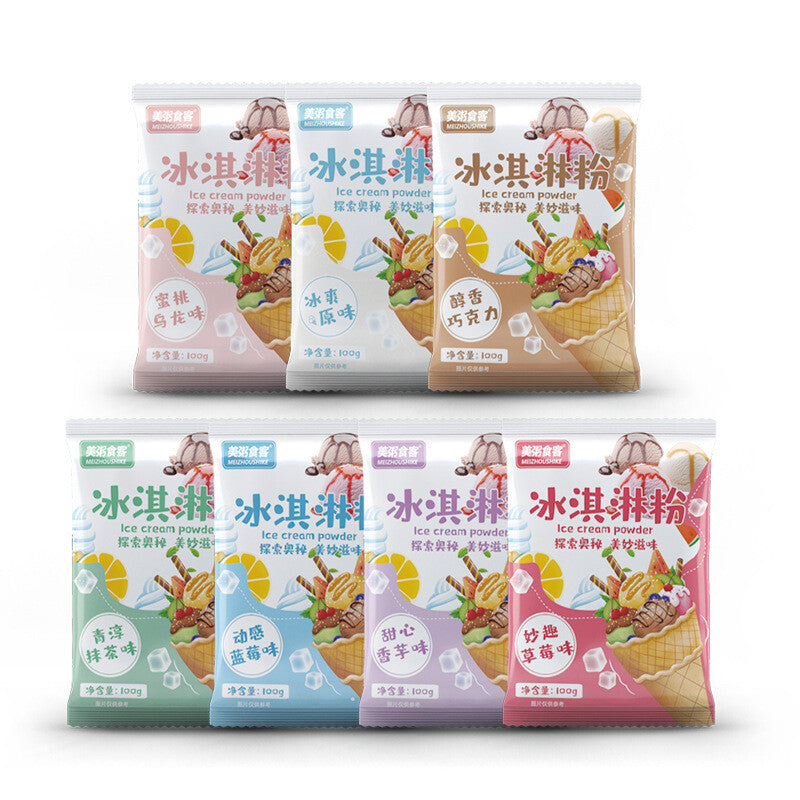Ice Cream Powder 100g ice cream powder diy，Homemade ice powder