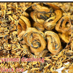 HelloYoung Black tea DianGong sweet gold screw Yunnan chicken DianHong deqing Tea 250g
