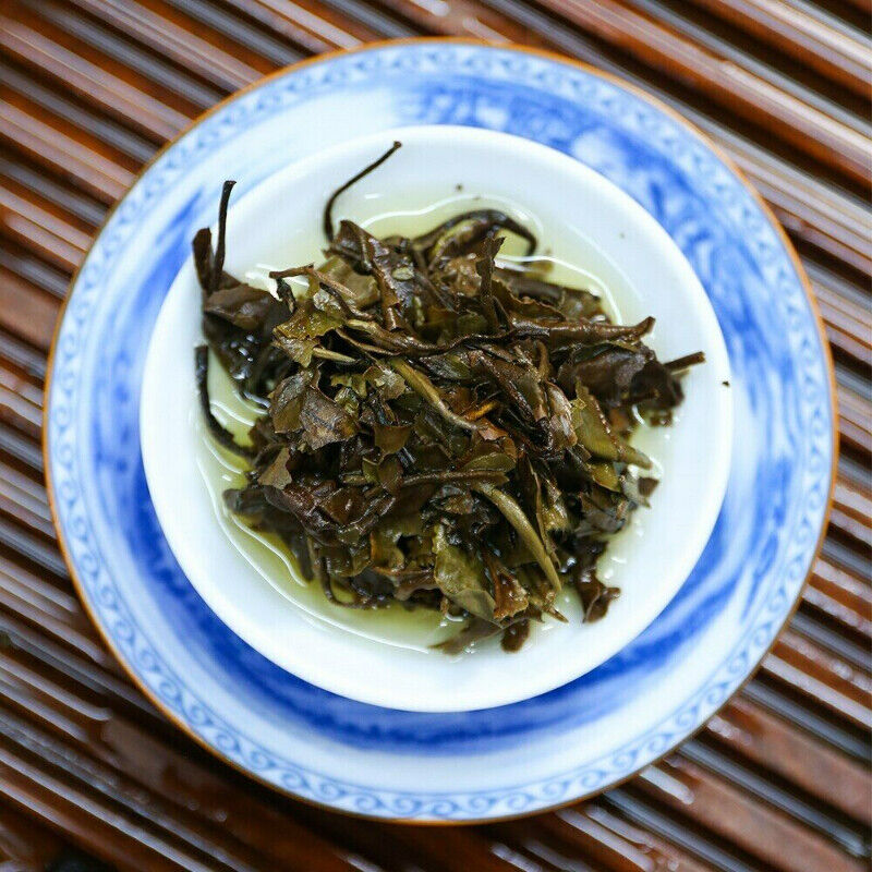 HelloYoung 350g Top White Tea Fuding Shou Mei Organic White Tea Cake High Mountain Bai Cha