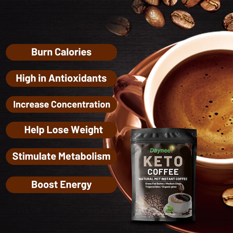 Slimming Coffee Natural Herbs Healthy Weight Loss Keto Instant Coffee 10g*10bags