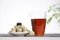 Yunnan Puerh Tea,Golden Dawn Glutinous Fragrance Tuo Tea,Miniature Ripe Tea 500g