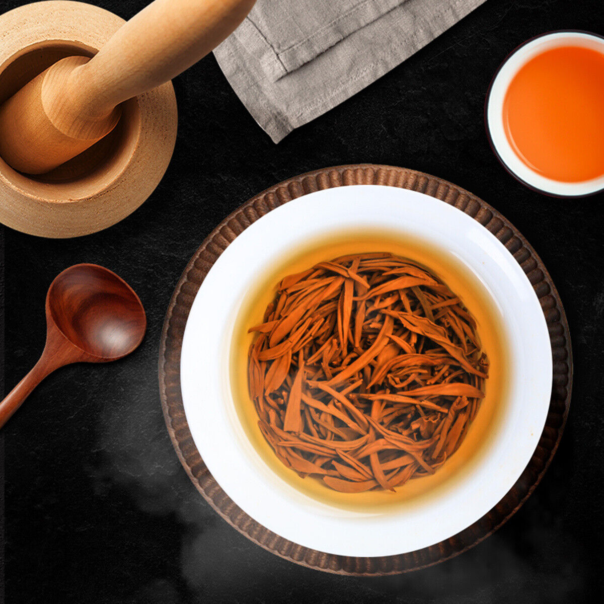 HelloYoung 250g Natural Organic Lapsang Souchong Black Tea Traditional Wuyi Red Tea Health