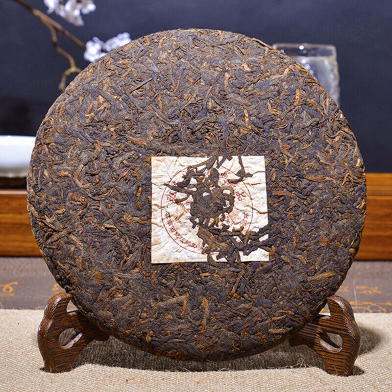 357g Pu'er Tea Cooked Tea Cake Tea Old Ban Zhang Jinya Cooked Tea Cake Pu'er Tea