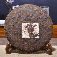 357g Pu'er Tea Cooked Tea Cake Tea Old Ban Zhang Jinya Cooked Tea Cake Pu'er Tea