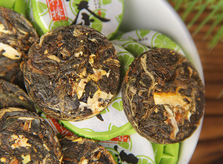 Fengqing Dianhong Premium Tea Yunnan Black Tea Cake Lemon Black Tea Flower Tea