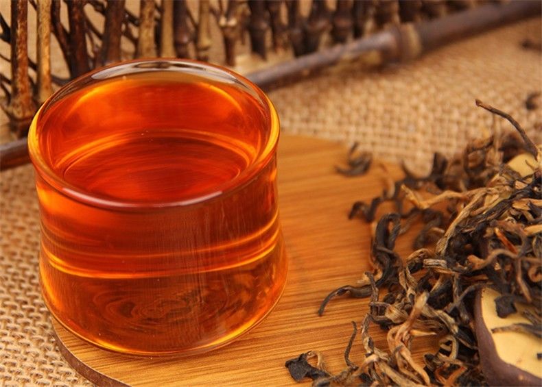 HelloYoungTea Red Box Dian Hong Golden Black Tea Dianhong Tea Gift Tea Spring Fragrant Flavor