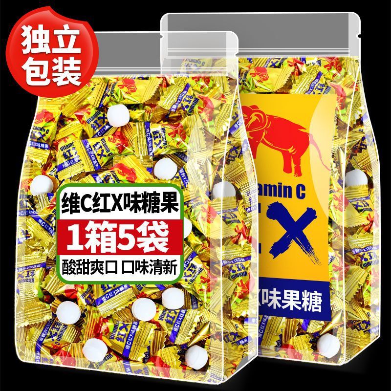 Vitamin C Fruity Mint Hard Candy – Fresh Breath, Bulk Pack