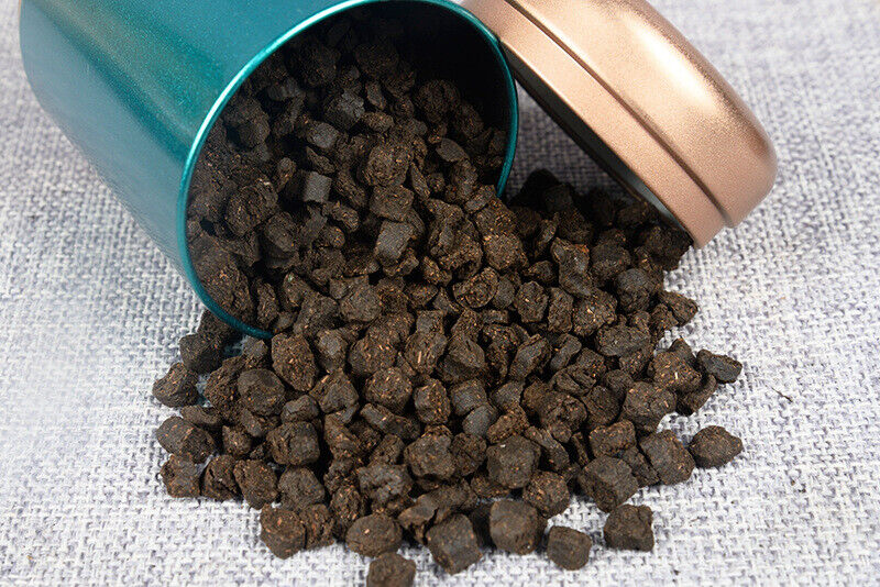 Sticky Fragrant Tea Fossil Crushed Silver 225g/can Fragrance Puerh Loose Tea