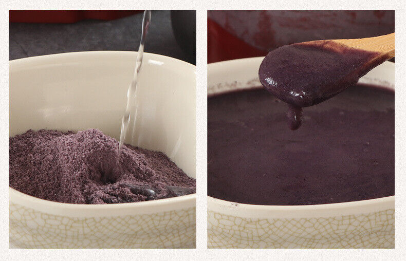 Black Rice Flour Substitute Cold Baked Cooked Powder Expanded Black Rice Powder