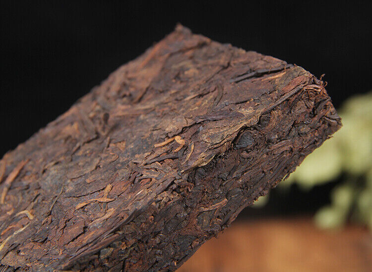 Pu'er Tea Made of Aged Raw Materials, Aged Pu'er Tea Bricks Ripe Tea Brick 200g