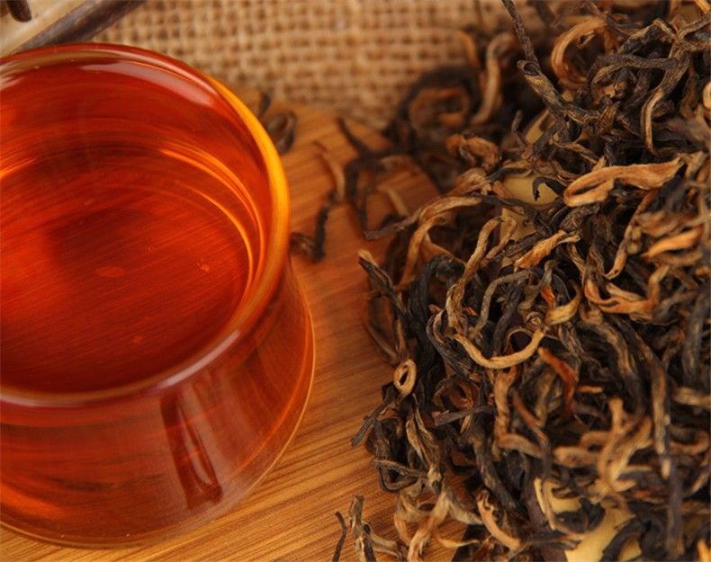 HelloYoungTea Red Box Dian Hong Golden Black Tea Dianhong Tea Gift Tea Spring Fragrant Flavor