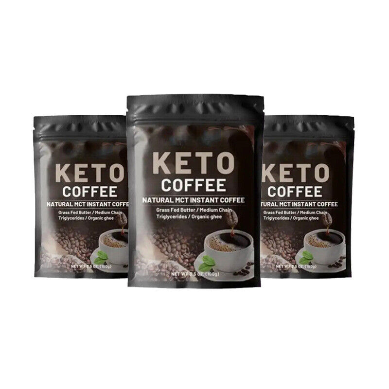 KETO Coffee Fitness Instant Festes Getränk ketogen 100g Black Coffee 100g