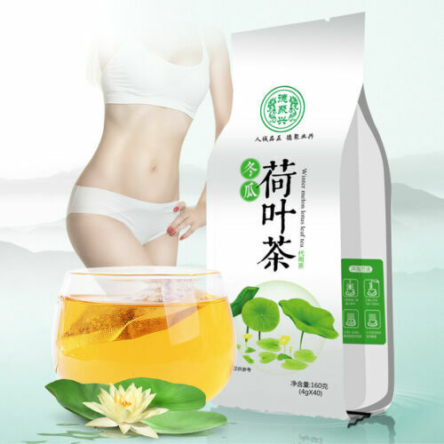 HelloYoung White Gourd Slimming Tea Bag Herbal Teabags Includes Rose Lotus Leaf 40 Pcs