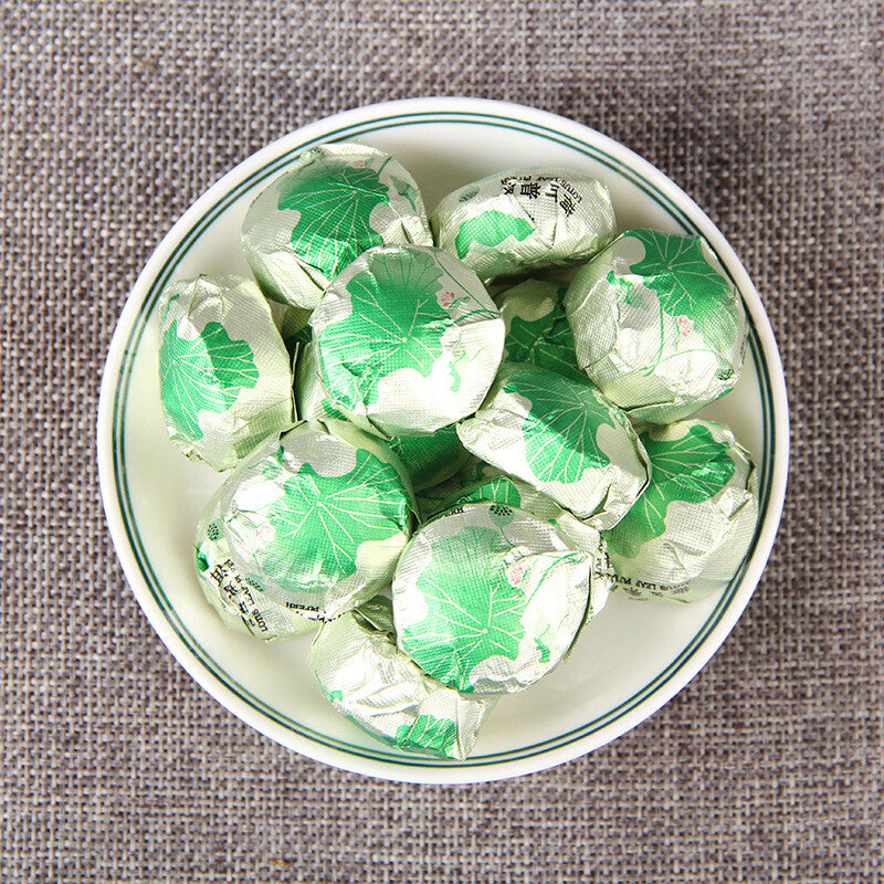 Chinese Health Tea  Yunnan Pu-erh Tuo Puer Tea Ripe  Lotus Leaf Mini Tea