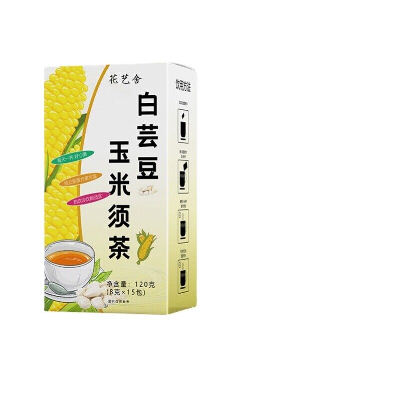 White kidney bean and corn beard tea stay up late tea tea bag infusion tea 60g