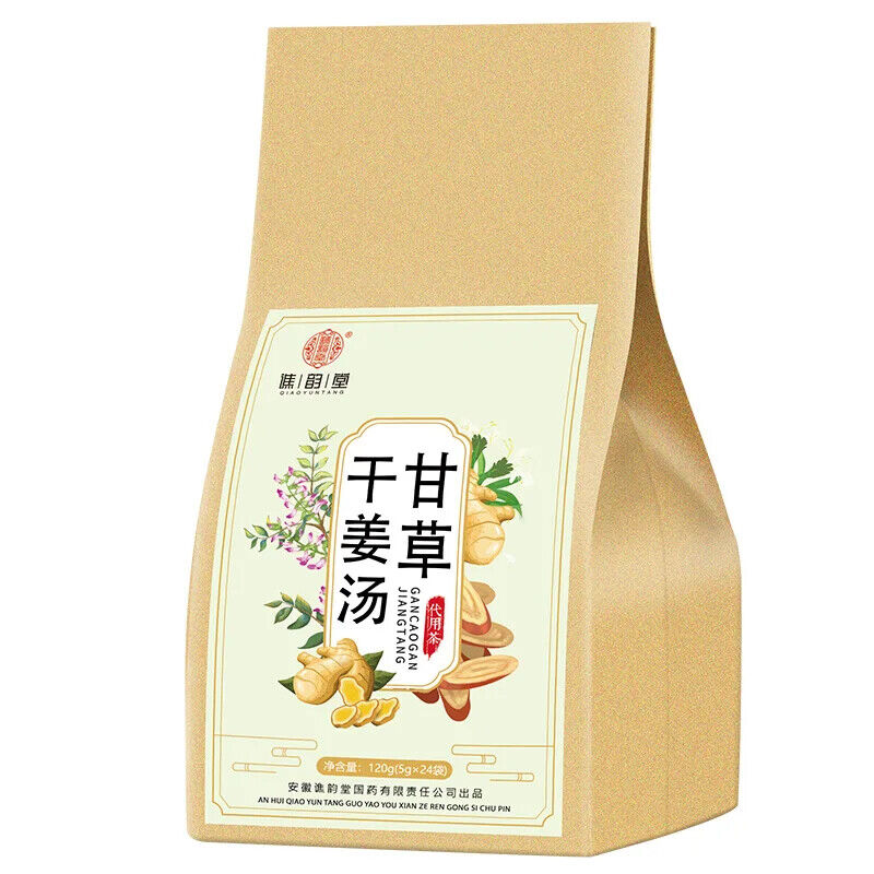 Licorice Dried Ginger Soup Healthy Herb Tea Bag 120g