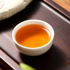 2012  Raw Black Mark Antique Tea Cake Yunnan Pu'er Tea Batch Tea Leaves 357g