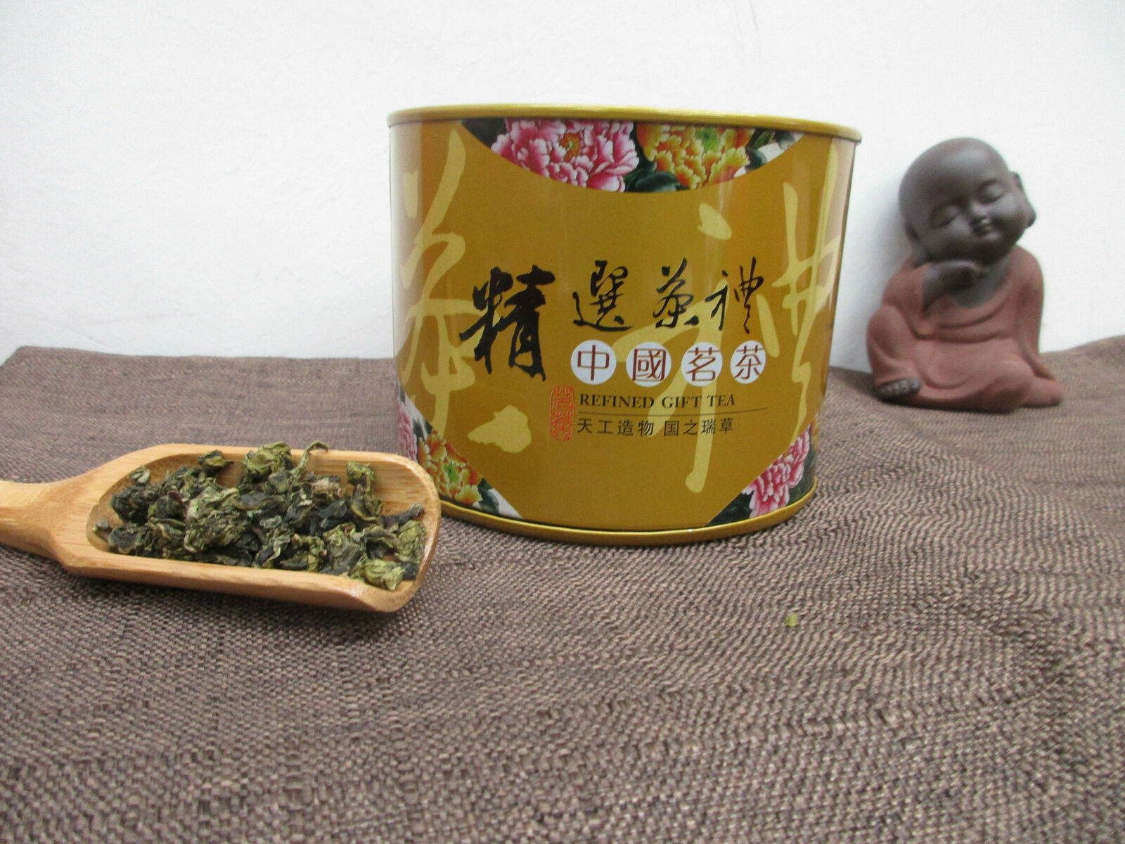 HelloYoung China Natural Organic Green Tea Oolong Tea Gift Pack Tieguanyin Tea 10 Bags/Tin
