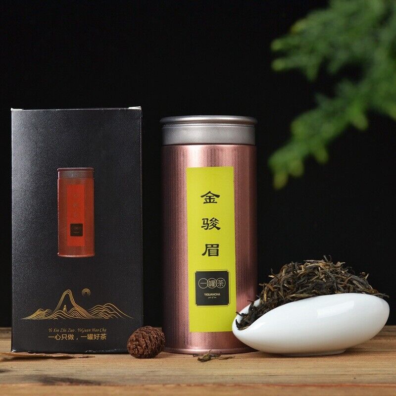 50g Wuyi Da Hong Pao Jin Jun Mei Zheng Shan Xiao Zhu Organic Black Tea Tin