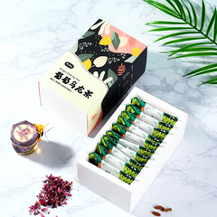 HelloYoung Grape Oolong Tea Flavored Tea Bag Japanese Grape Oolong Tea