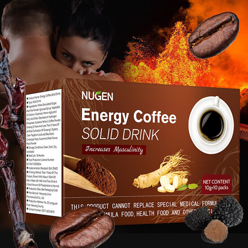 Men's Energy Coffee Men's Tea Fitness Refresher Coffee 100g