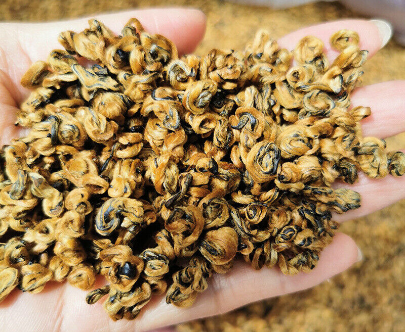 HelloYoung 50g Fengqing Dian Hong Tea Yunnan Dian Hong Tea Biluochun 1.7oz