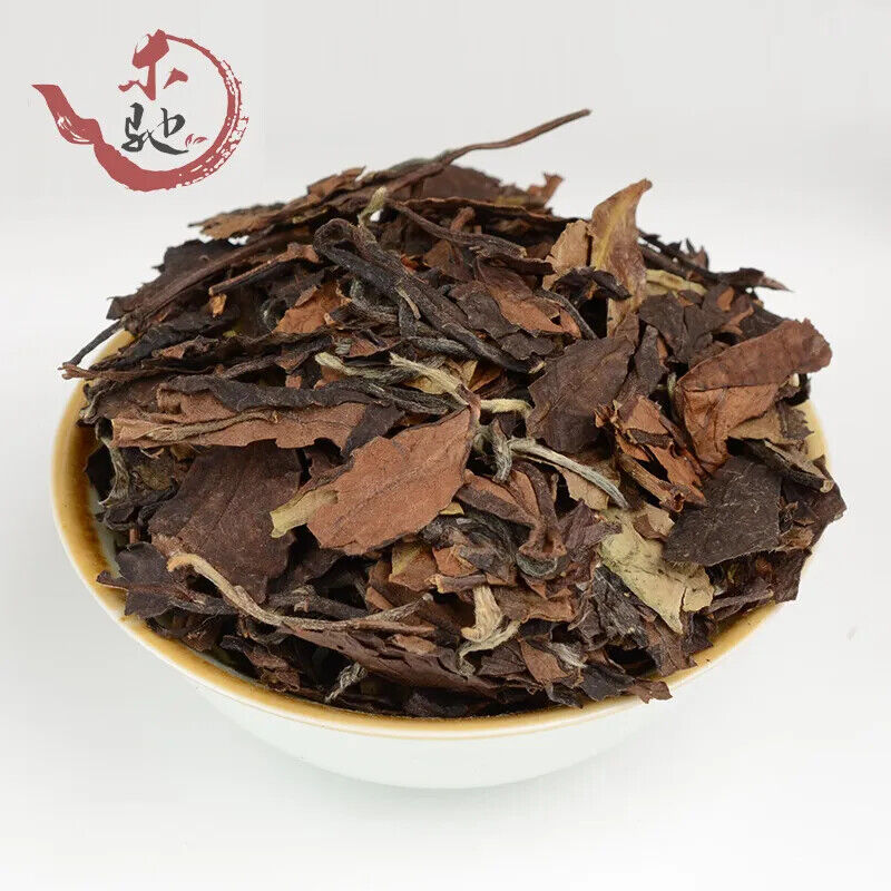 HelloYoung Fuding White Shoumei LaoBaiCha Wild Old White Tea Cake Natural Health Care 300g