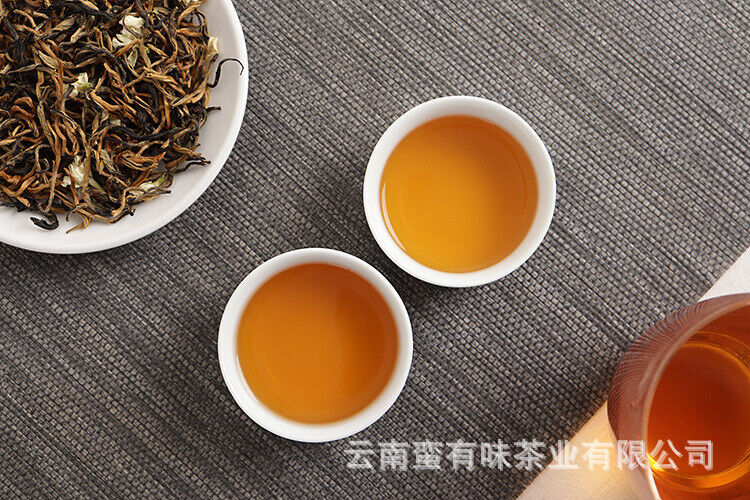HelloYoung 500g Yunnan Dian Hong tea Jasmine tea Yunnan Fengqing Dian Hong Mao Feng tea
