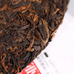 500g Famous Lao Tong Zhi Brand Deep Mountain Old Tree Menghai Pu'er Ripe Tea
