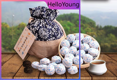 500g Fragrant Cooked Puer Ripe Mini Shu Puerhtea Glutinous Rice Tuocha Pu-erhTea