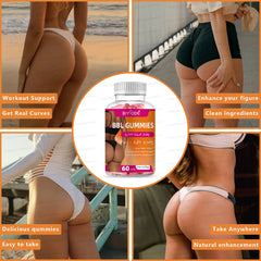 Butt Lift and Butt Augmentation Gummies BBL GUMMIES Sugar-free Vegetarian