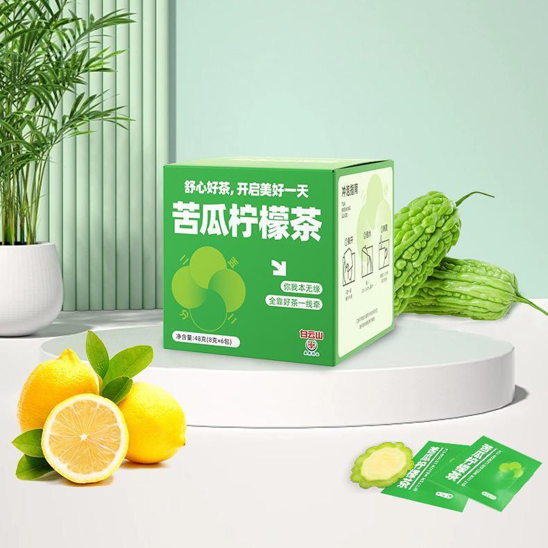 Flower Fruit Tea Bitter Melon Lemon Tea Freeze-dried Lemon Slices Health Tea