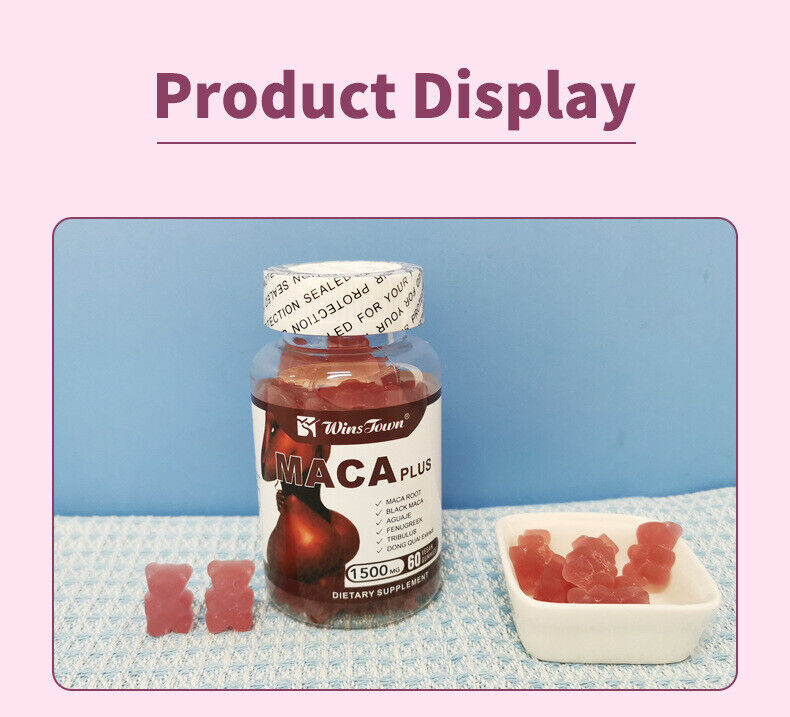100% Natural Maca Root Plus Butt Firming BBL-Gummies for Butt Hips Enlargement