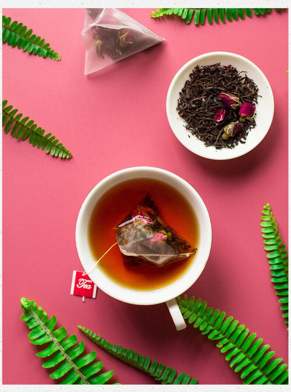 Ceylon Rose Black Tea Flower Blend Bags
