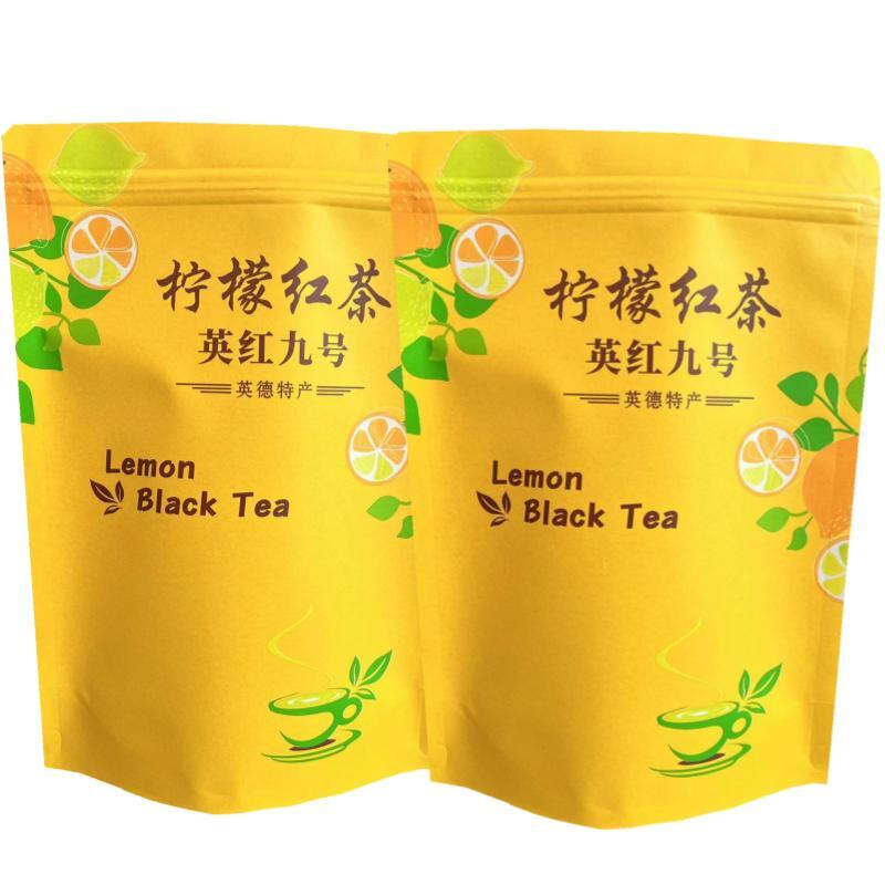 Natural Lemon Black Tea Yinghong No. 9 Yingde Black Tea Extra Strong Aroma