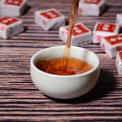 Yunnan Jindian Jujube Small Square Brick Aged Pu-erh Ripe Tea Small Tuo Tea 500g