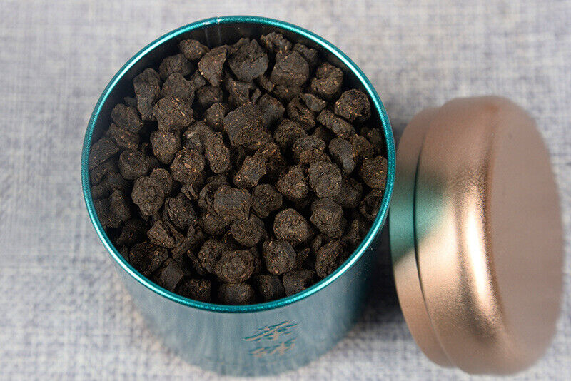 Sticky Fragrant Tea Fossil Crushed Silver 225g/can Fragrance Puerh Loose Tea