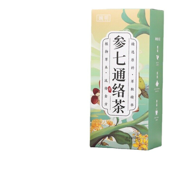 HelloYoung 150g ginseng seven Tongluo tea kombucha acacia almond chrysanthemum health tea